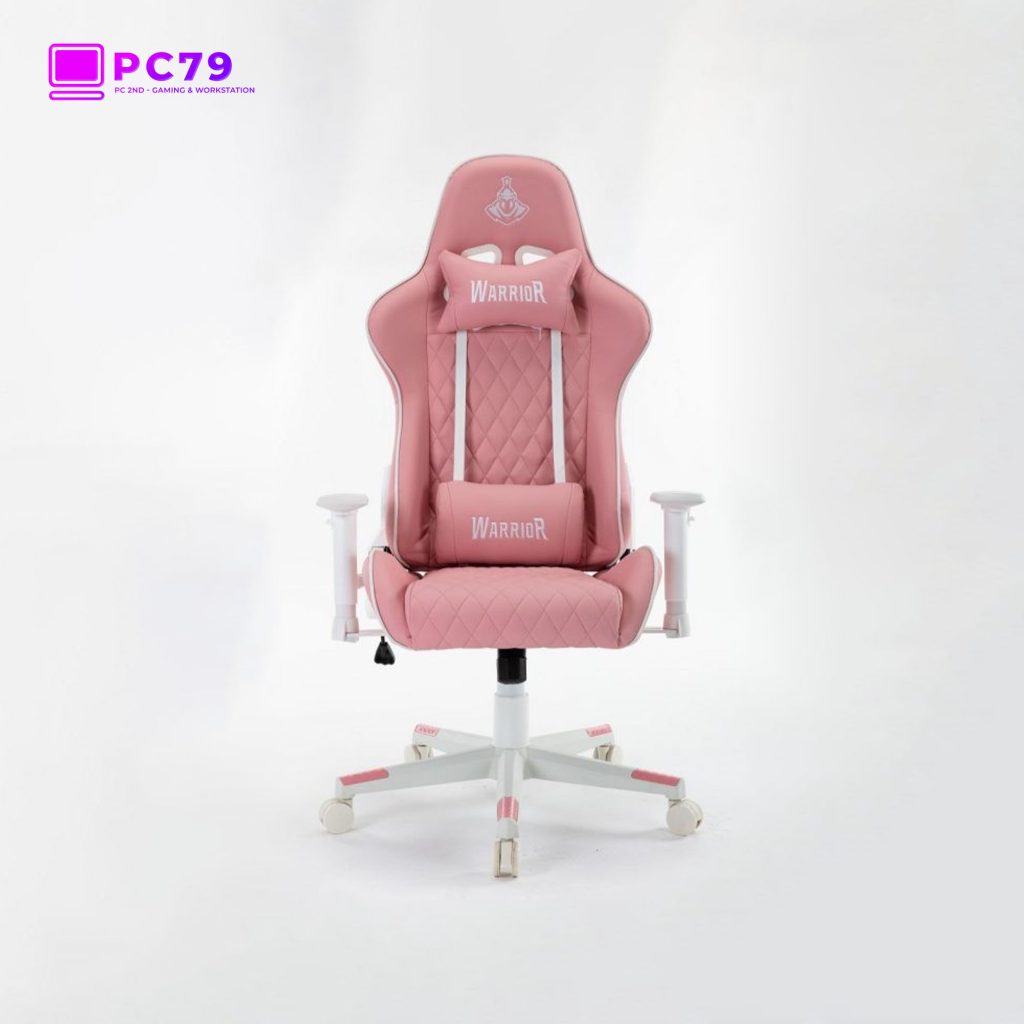 Ghế Gaming Warrior Raider WGC206 White/Pink