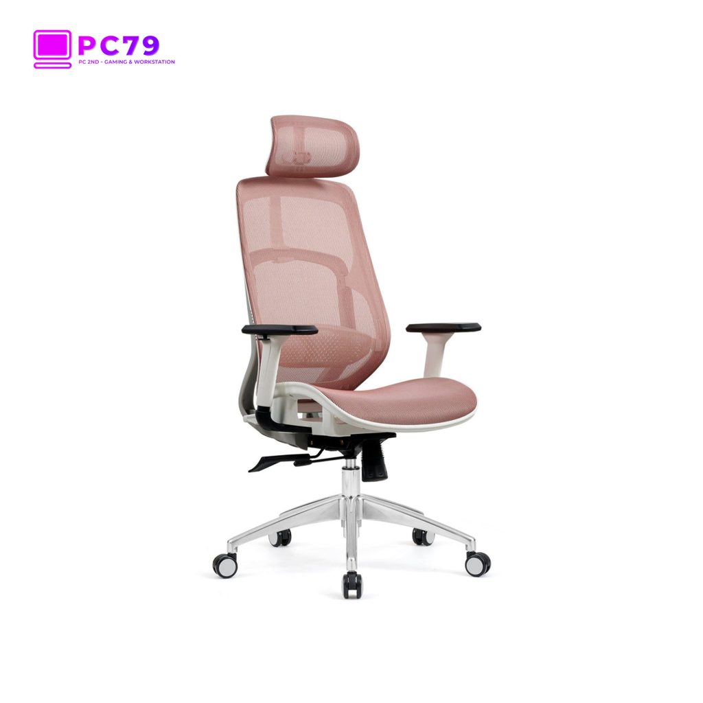 Ghế công thái học HyperWork Airy HPW-OC02- PNK Hồng
