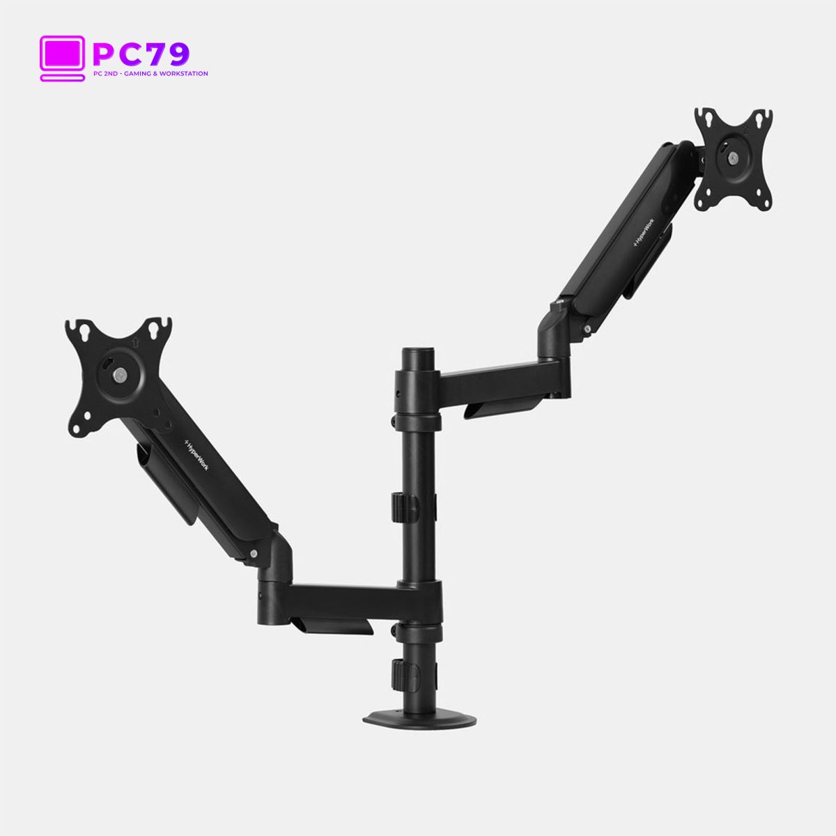 Giá Đỡ Màn Hình Đôi HyperWork P1 Dual HPW- DPA01-BLK Đen