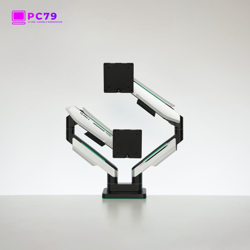 Giá Đỡ Màn Hình Human Motion T9 Pro II Dual Trắng
