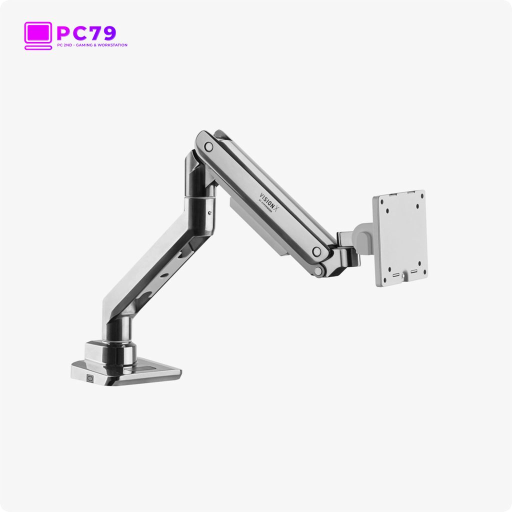 Giá Đỡ Màn Hình HyperWork VisionX HPW-VS01- CHR Bạc