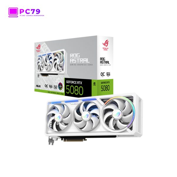 ROG Astral GeForce RTX™ 5080 16GB GDDR7 WHITE OC Edition 1