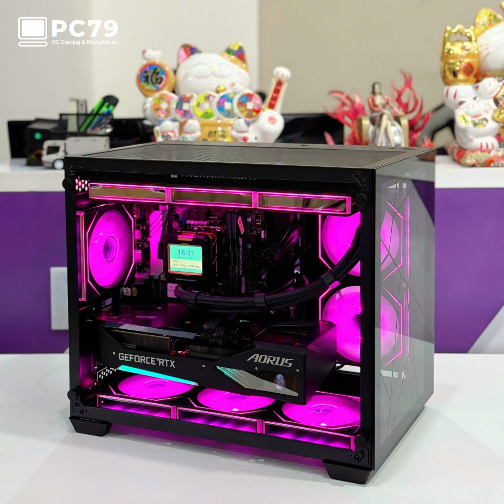 Chọn vỏ Case có nhiều khe hở để đi dây gọn gàng