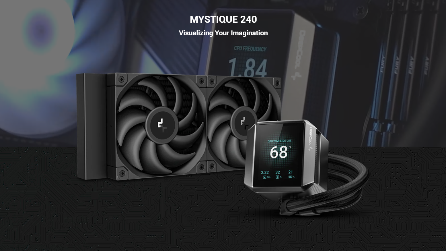 Tản nhiệt nước AIO Deepcool Mystique 240 Black