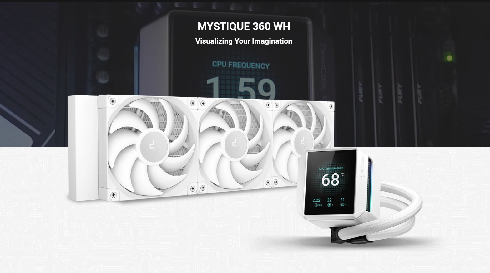Tản nhiệt nước AIO Deepcool Mystique 360 White