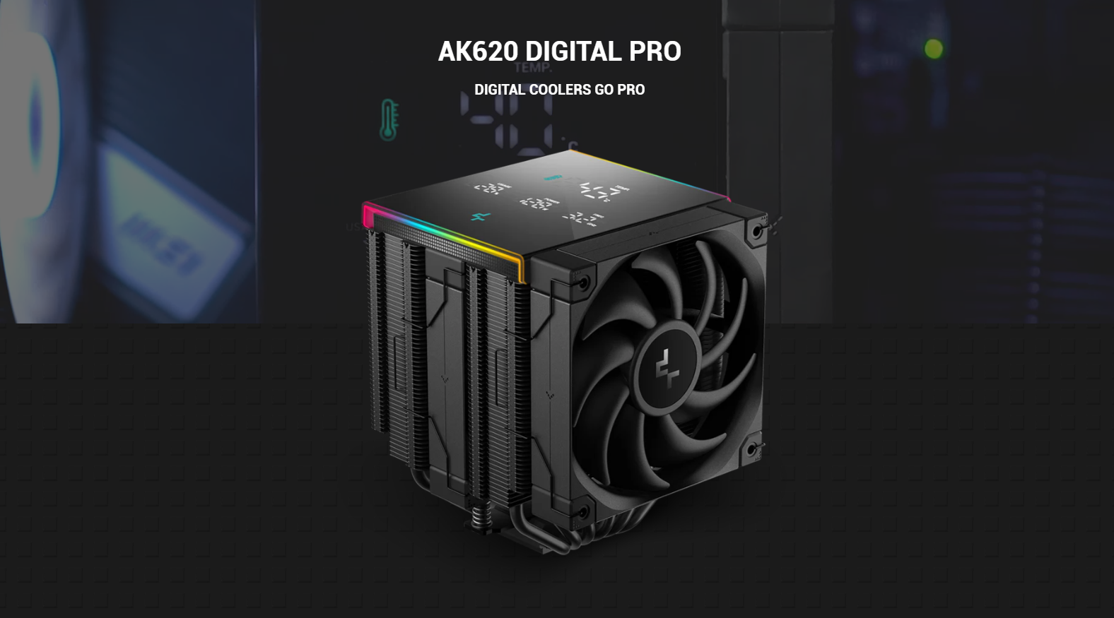 Tản nhiệt khí Deepcool AK620 DIGITAL PRO Dual Tower Black