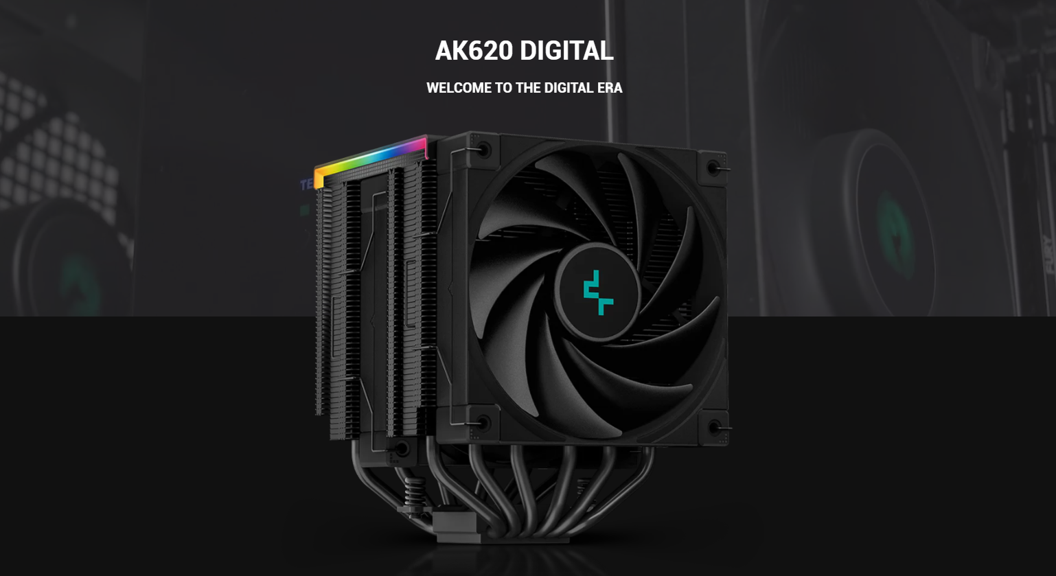 Tản nhiệt khí Deepcool AK620 DIGITAL Dual Tower Black