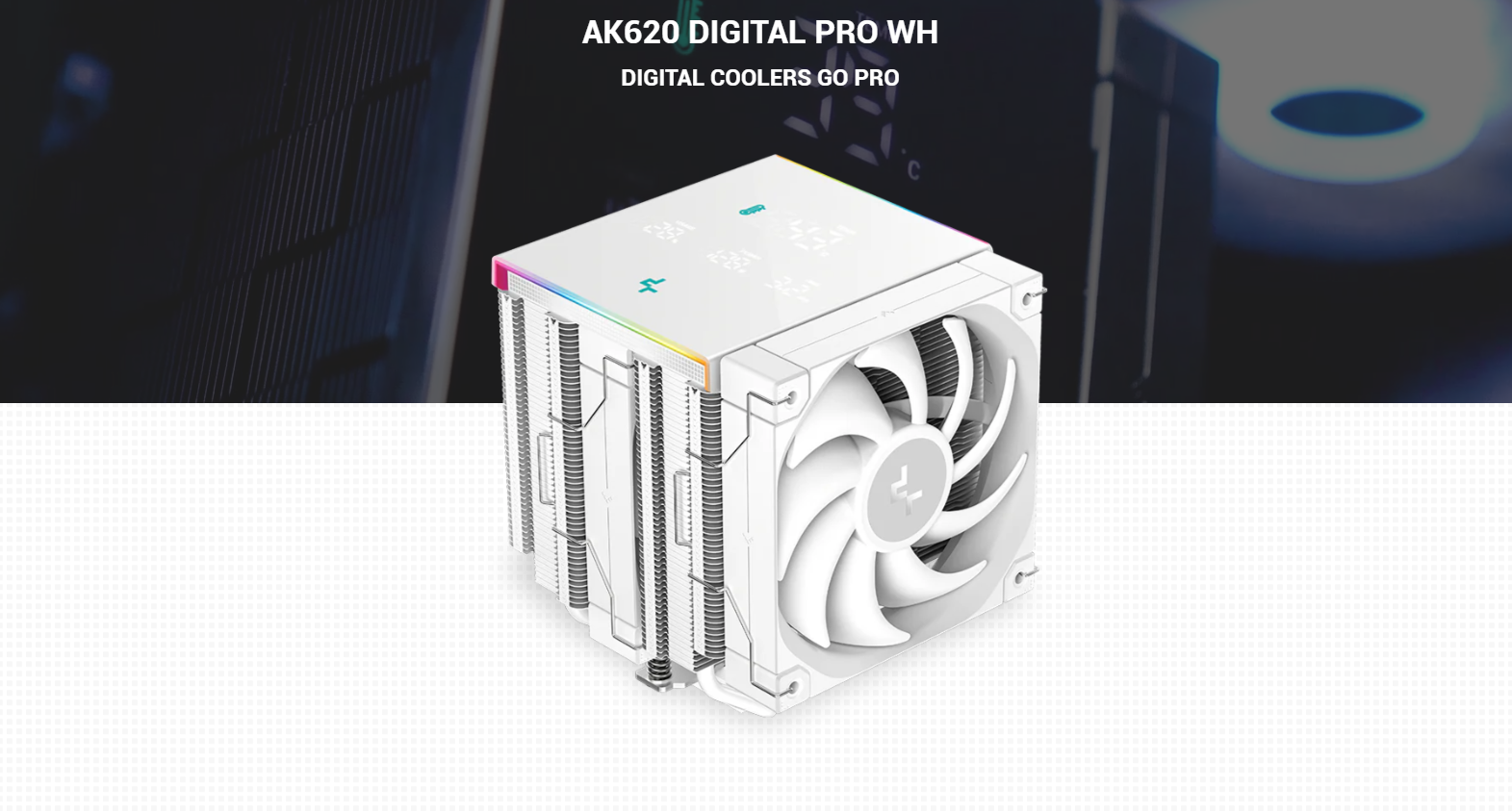 Tản nhiệt khí Deepcool AK620 DIGITAL PRO White