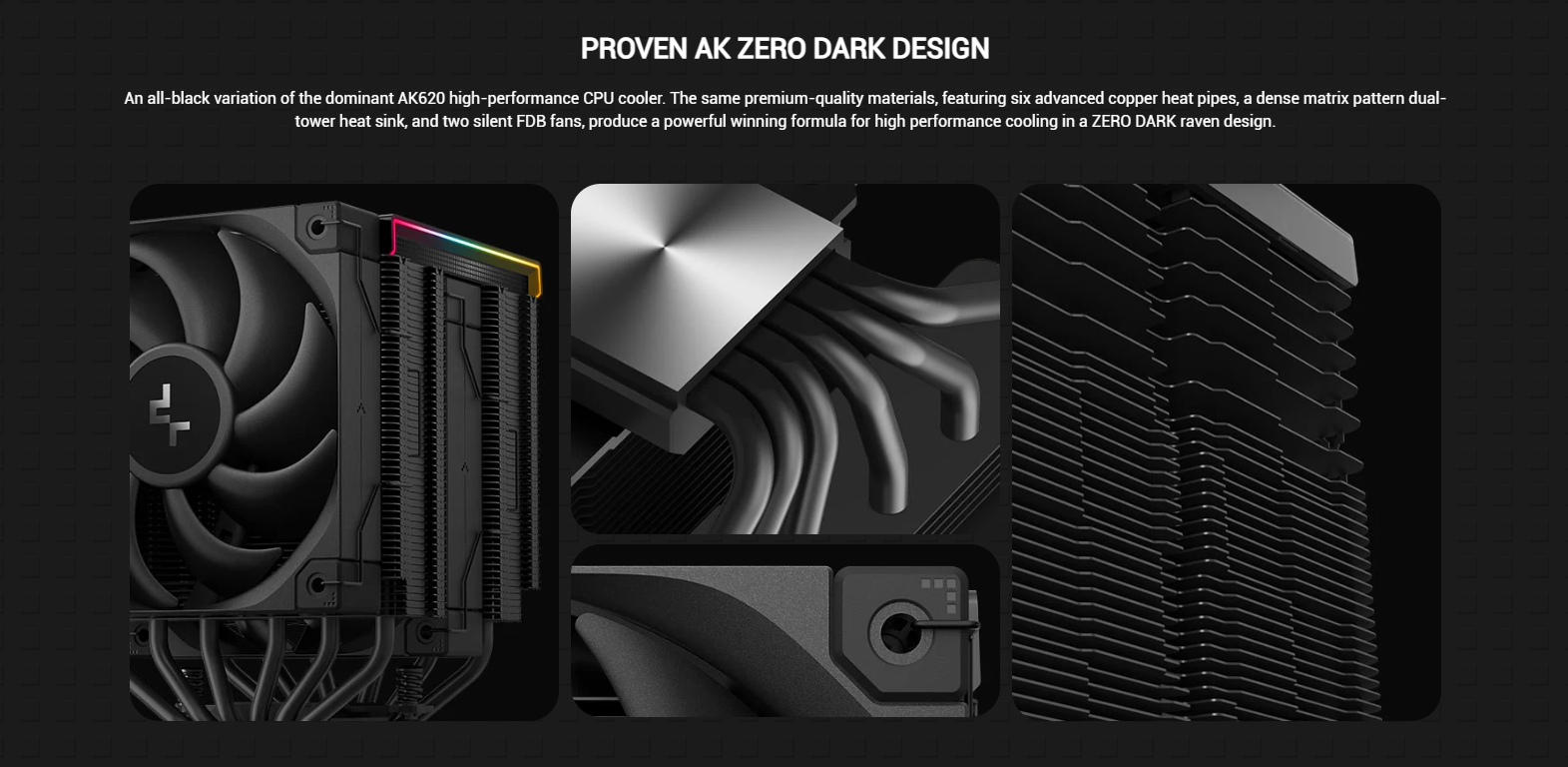 Tản nhiệt khí Deepcool AK620 DIGITAL PRO Dual Tower Black