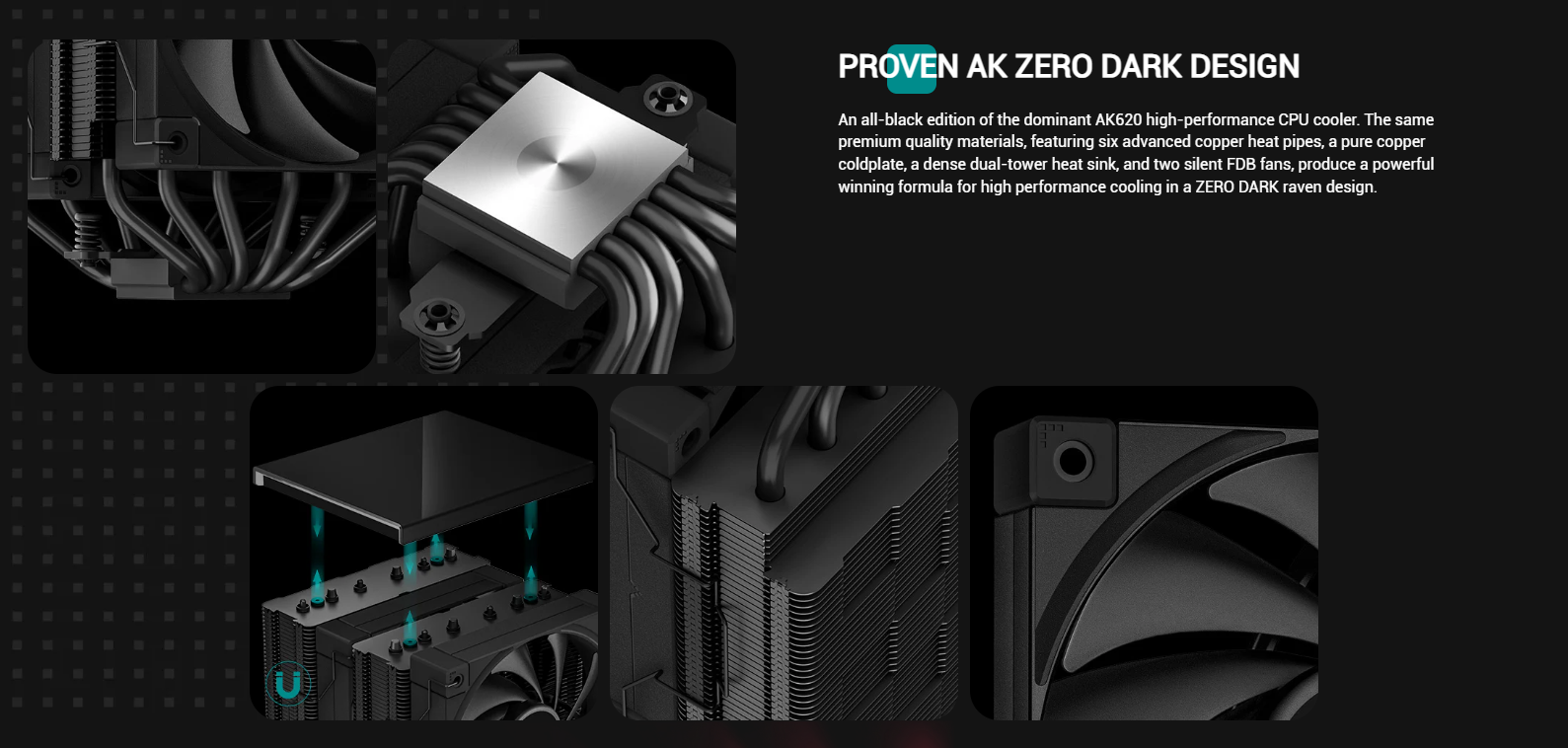 Tản nhiệt khí Deepcool AK620 DIGITAL Dual Tower Black