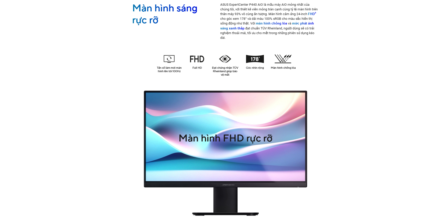 Bộ Máy Tính ASUS AIO V440VA-WPC163W