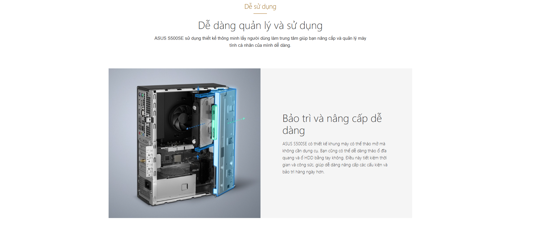 Bộ Máy Tính ASUS S500SE - 313100070W