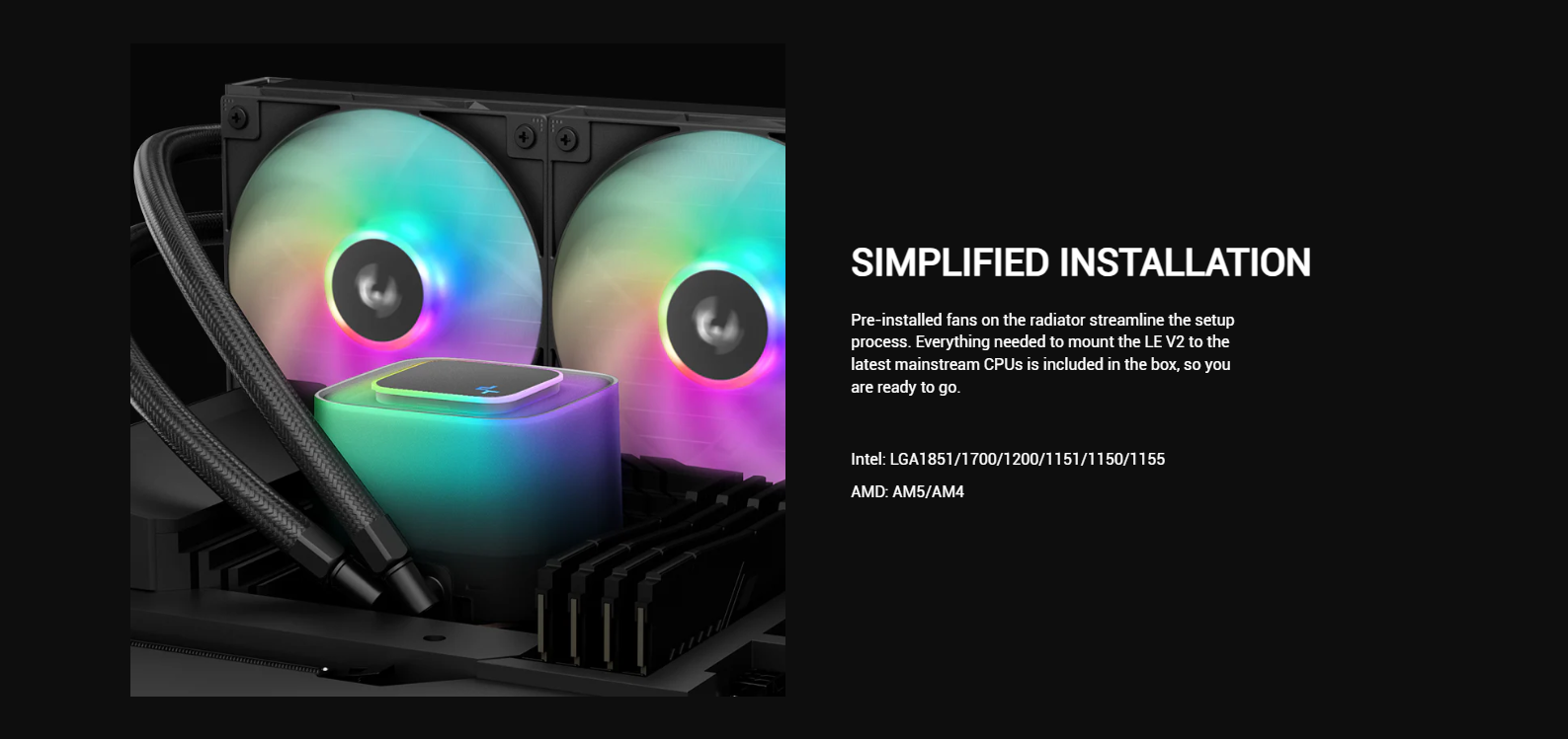 Tản nhiệt nước AIO Deepcool LE240 V2 Black
