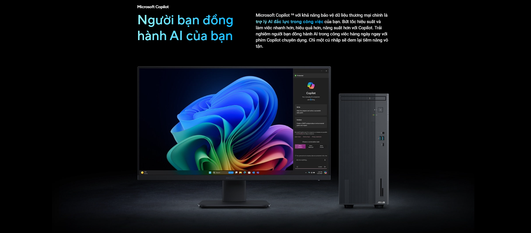 Bộ Máy Tính ASUS P500MV-13420H106W