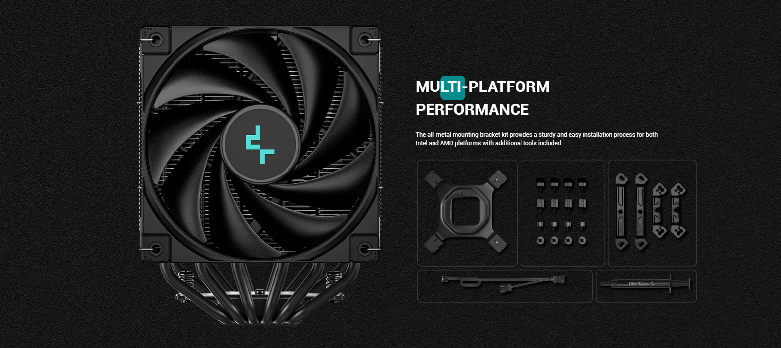 Tản nhiệt khí Deepcool AK620 ZERO DARK