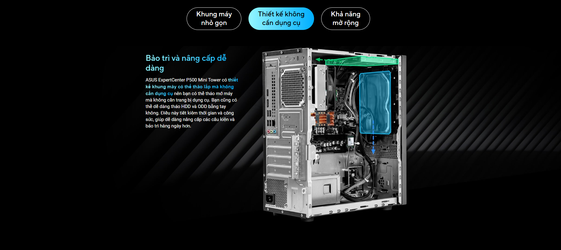 Bộ Máy Tính ASUS P500MV-13420H106W