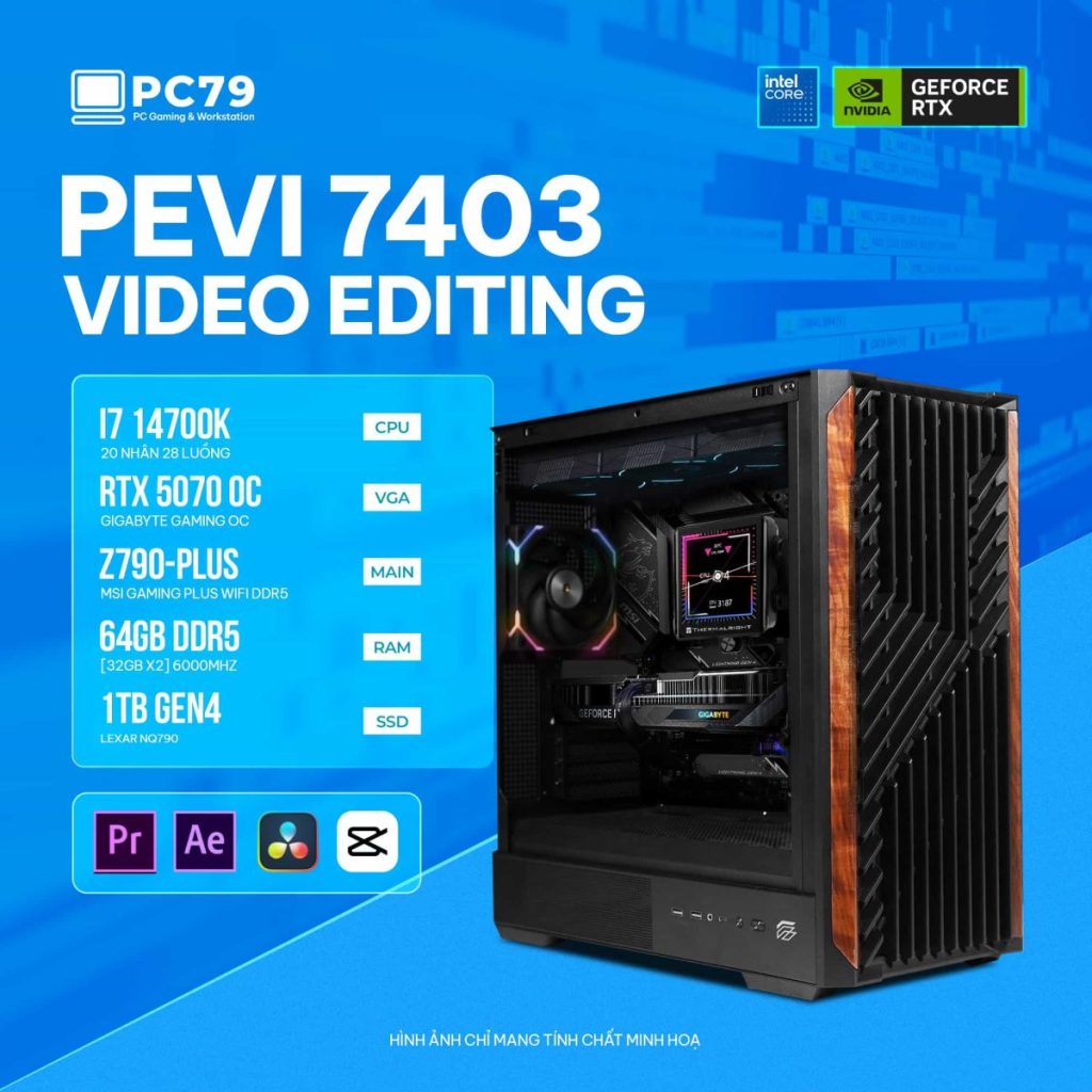 Gợi ý cấu hình PC Đồ Họa Tầm Trung