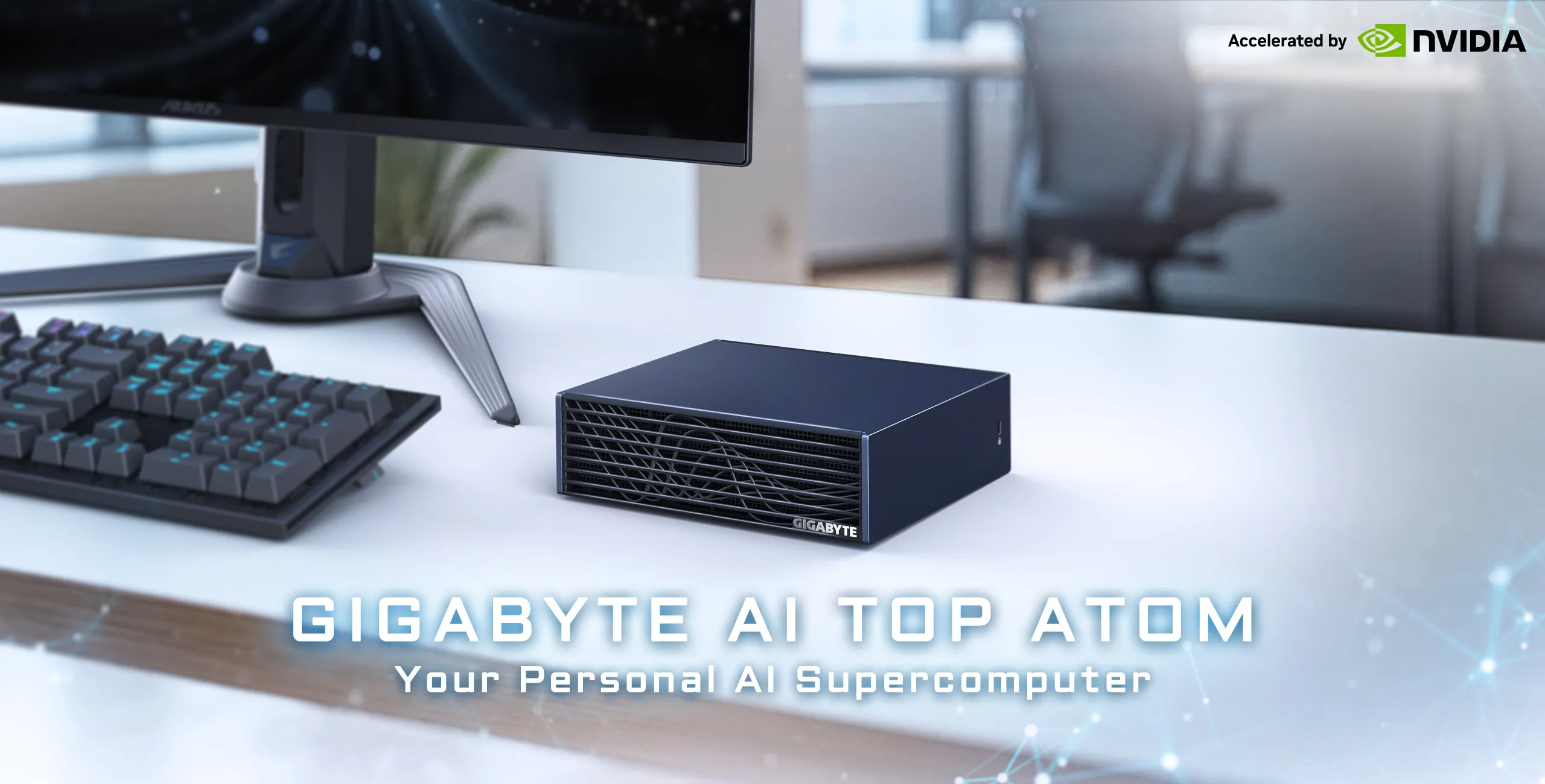 gigabyte ai top atom background