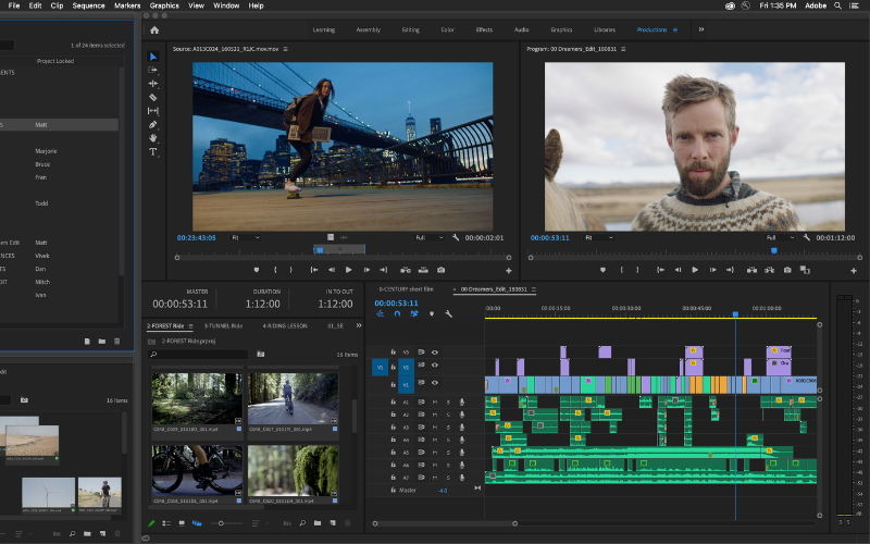 Premiere Pro chỉnh sửa âm thanh khá tốt, có thể tự động hóa một số tác vụ