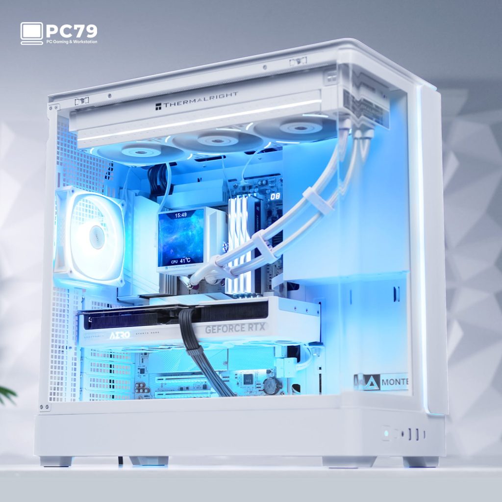 PC AI - KING 95 PRO R9 9950X 5080 retouch white PC79 1-1 I 1